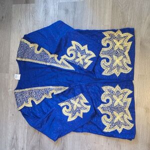 African three piece skirt suit